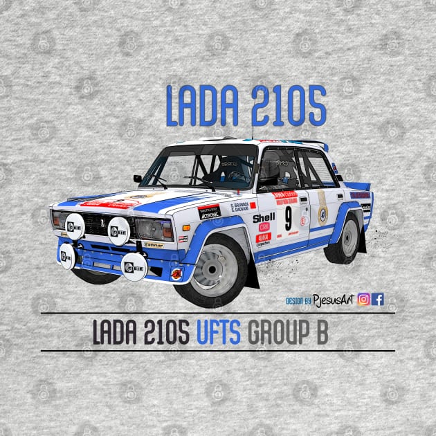 Lada 2105 VFTS Group B Front 05 by PjesusArt